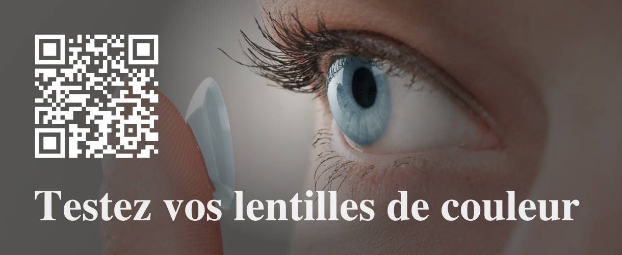 Testez vos lentilles de couleur